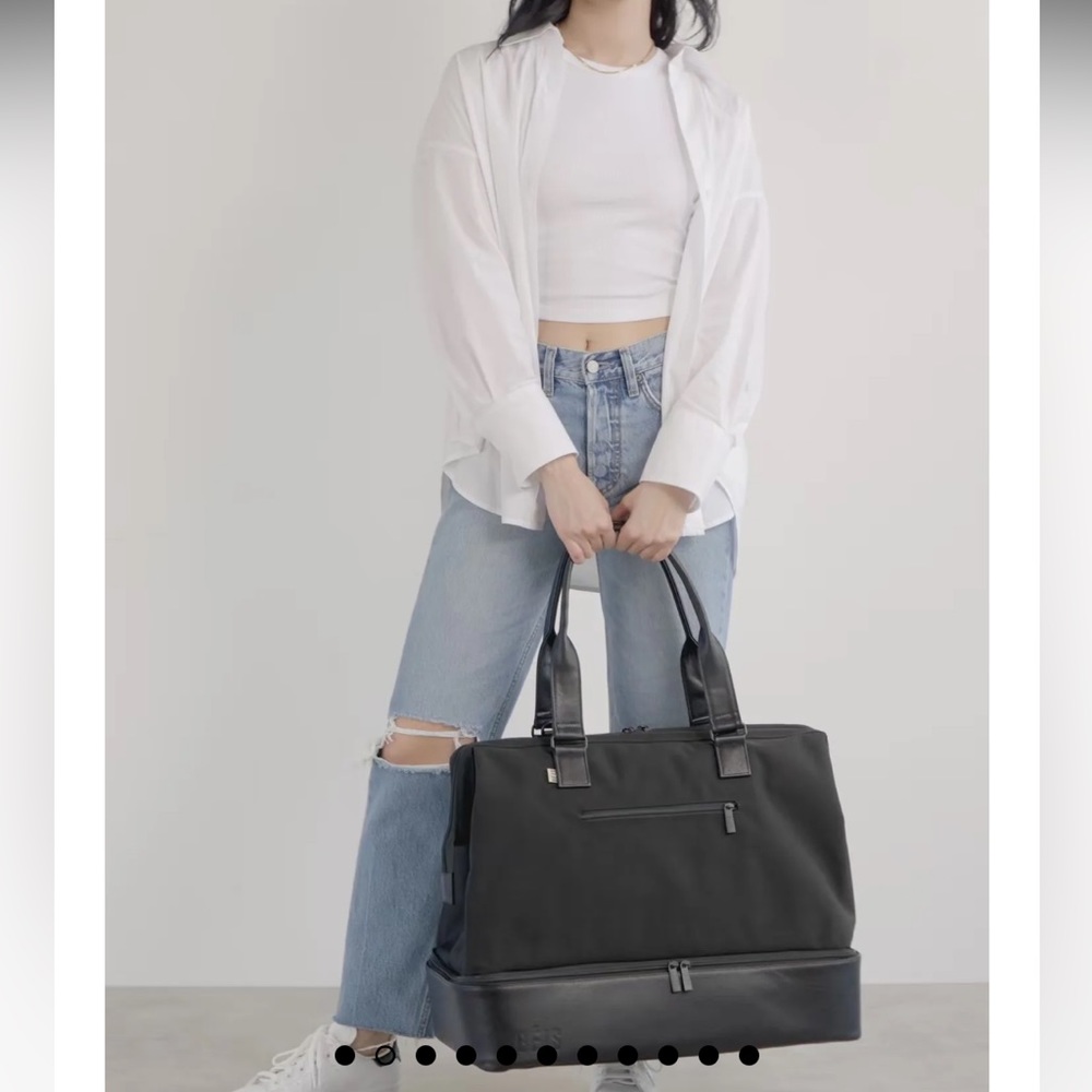 Beis convertible weekender bag